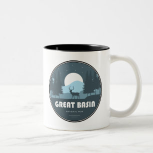 Great Basin National Park Hirsche Zweifarbige Tasse
