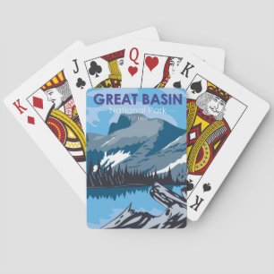 Great Basin National Park Nevada Vintage Spielkarten