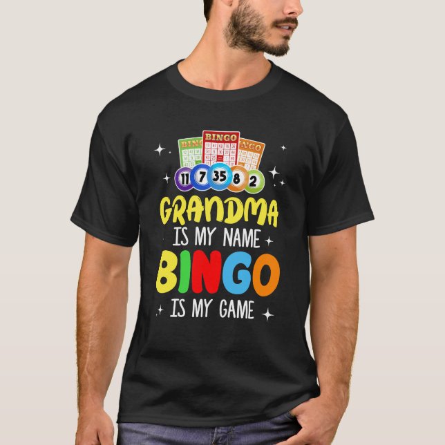Great Bingo Art of Oma Women Gambling Bingo P T-Shirt (Vorderseite)