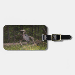 Great Blue Heron 8917 Gepäckanhänger