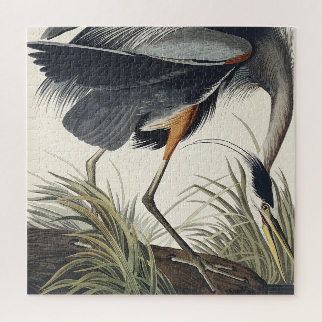 Great Blue Heron aus Birds of America Puzzle (Vertikal)