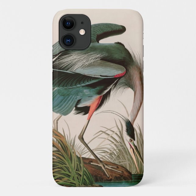 Great Blue Heron Birds of America Audubon Print Case-Mate iPhone Hülle (Rückseite)