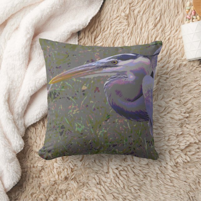 Great Blue Heron Challenge Kissen (Decke)