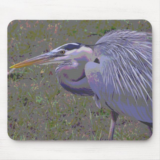 Great Blue Heron Challenge Mousepad (Vorne)
