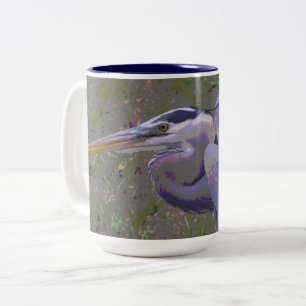Great Blue Heron Challenge Zweifarbige Tasse