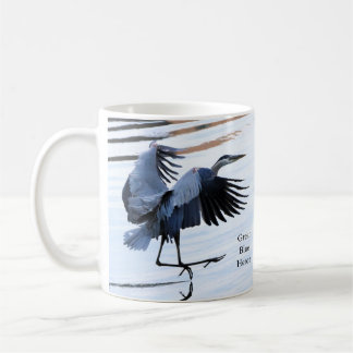 Great Blue Heron Coffee Tasse
