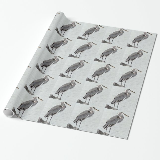 Great Blue Heron Geschenkpapier (Ungerollt)