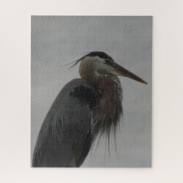 Great Blue Heron Jigsaw Puzzle (Vertikal)