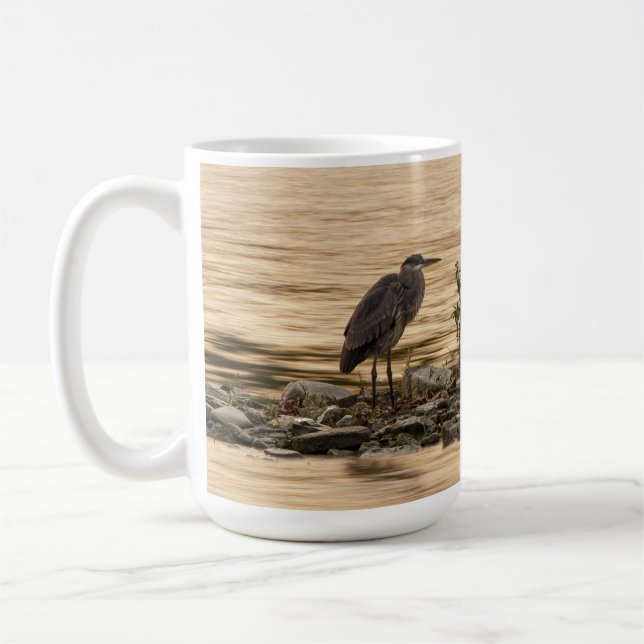 Great Blue Heron Kaffeetasse (Links)