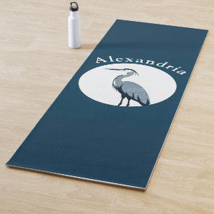 Great Blue Heron Logo Yogamatte
