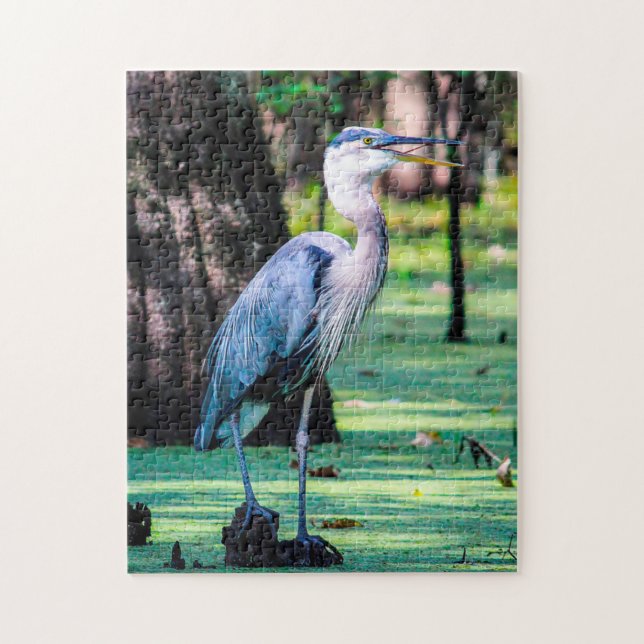 Great Blue Heron Louisana. Jigsaw Puzzle (Vertikal)