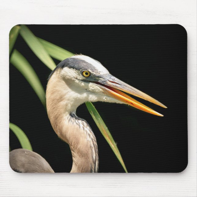 Great Blue Heron Mousepad (Vorne)