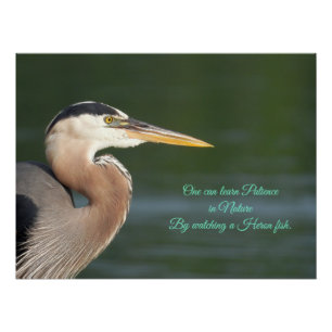 Great Blue Heron Nah Up Tapestry Poster