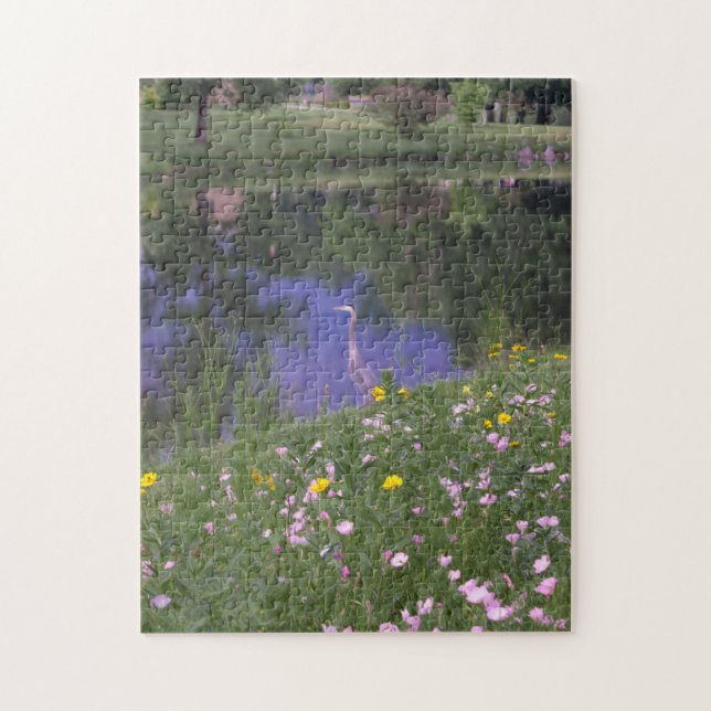 Great Blue Heron Nature Fotografy Puzzle (Vertikal)