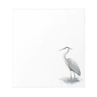 Great Blue Heron Notepad Notizblock