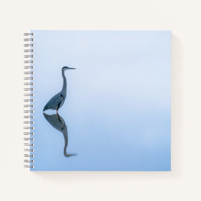 Great Blue Heron Notizbuch (Vorderseite)