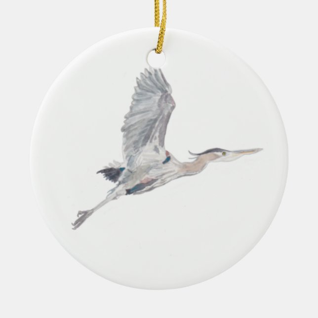 Great Blue Heron Ornament (Vorne)
