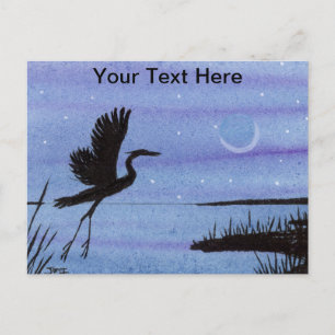 Great Blue Heron Postkarte