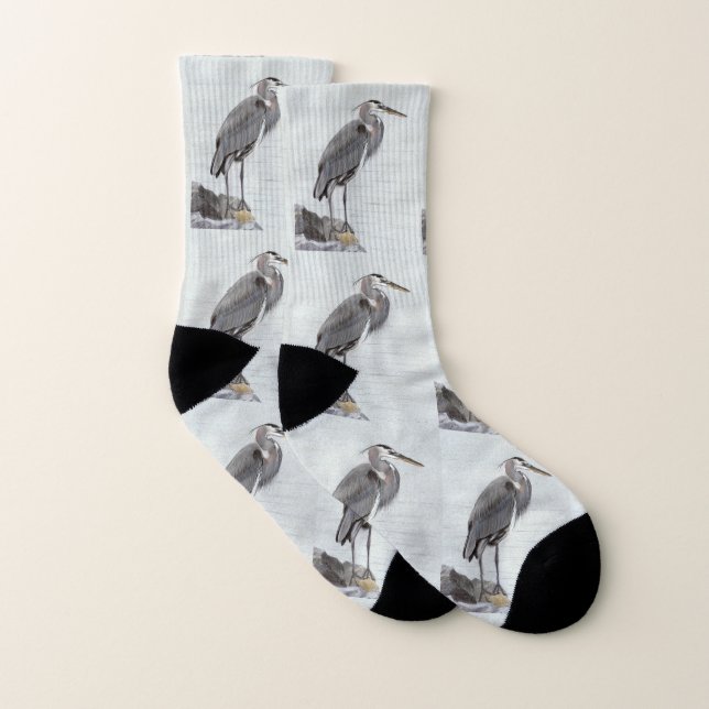 Great Blue Heron Socken (Paar)