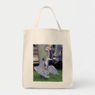 Great Blue Heron Sonnenbadewanne Tote Bag Tragetasche