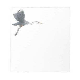 Great Blue Herzog starten Notepad Notizblock