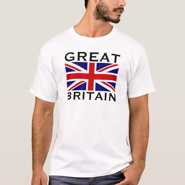 Great Britain World Flag England Union Jack T-Shirt (Vorderseite)
