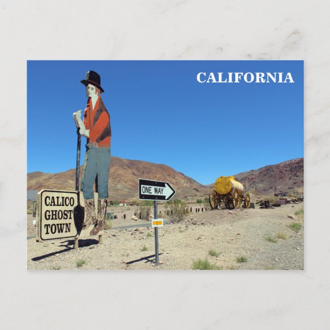 Great Calico Ghost Town Postcard! Postkarte (Vorderseite)