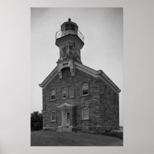 Great Captain Island Leuchtturm Poster