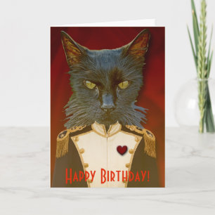 Great Cat General Birthday Card! Karte