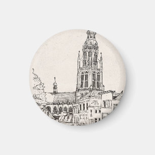 Great Church Breda City Niederlande Magnet
