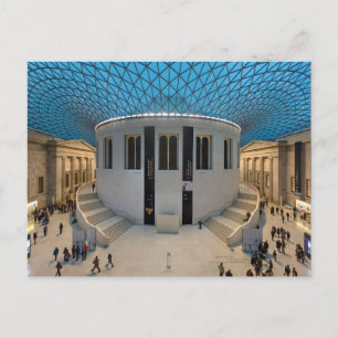 Great Court of the British Museum in London, Verei Postkarte