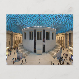 Great Court of the British Museum in London, Verei Postkarte
