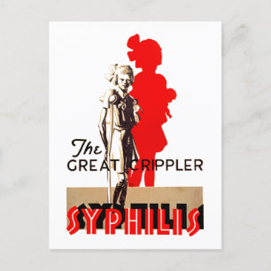Great Crippler ~ Syphilis Postkarte