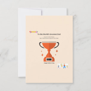 Great Daddy Dankeskarte