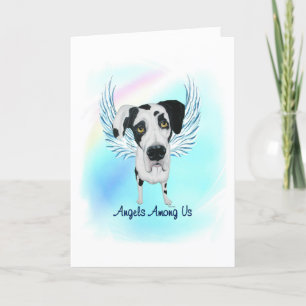 Great Dane Angel Hund Pet Loss Sympathie Karte