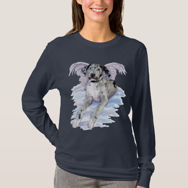 Great Dane Angel Merle UC T-Shirt (Vorderseite)