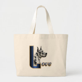Great Dane Art Geschenke Jumbo Stoffbeutel