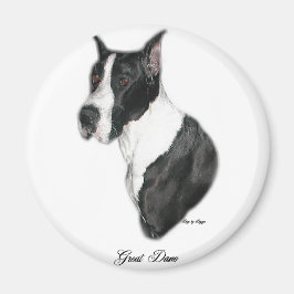 Great Dane Art Geschenke Magnet