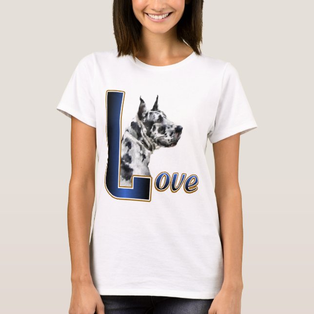 Great Dane Art Geschenke T-Shirt (Vorderseite)