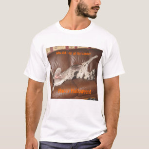Great Dane Ate zu viel Halloween Candy T-Shirt