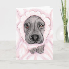 Great Dane Baby Black Girl Ankündigungen