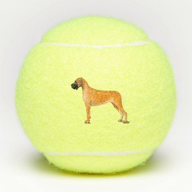 Great Dane Balls Tennisbälle (Vorderseite)
