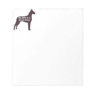 Great Dane BESTE FREUNDIN Notizblock