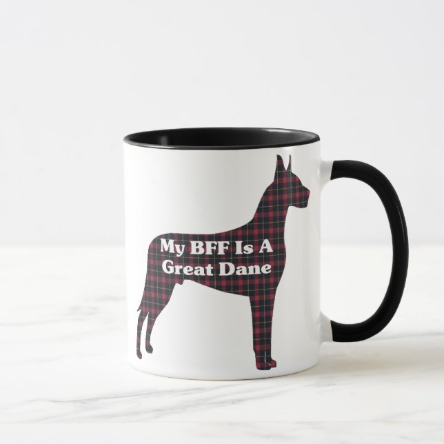Great Dane BESTE FREUNDIN Tasse (Rechts)