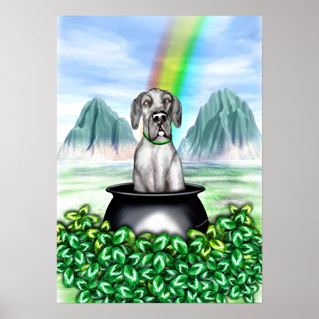 Great Dane Black UC Pot O Gold Poster (Vorne)