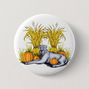 Great Dane Blue Harvest UC Button