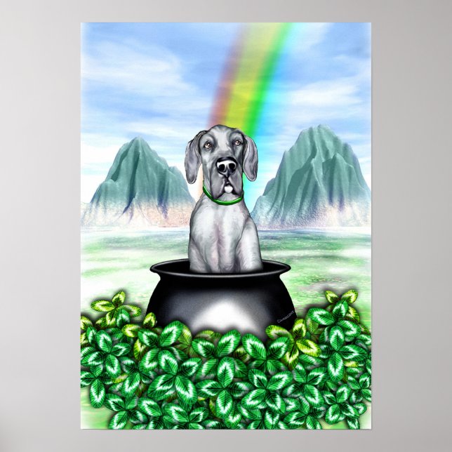 Great Dane Blue UC Pot O Gold Poster (Vorne)