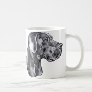Great Dane Blue Unzugeschnitten Tasse