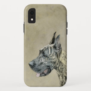 Great Dane (Brindle) Malerei - Original Hunde Art Case-Mate iPhone Hülle