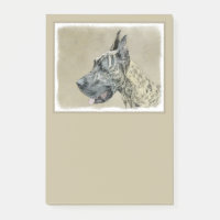 Great Dane (Brindle) Malerei - Original Hunde Art